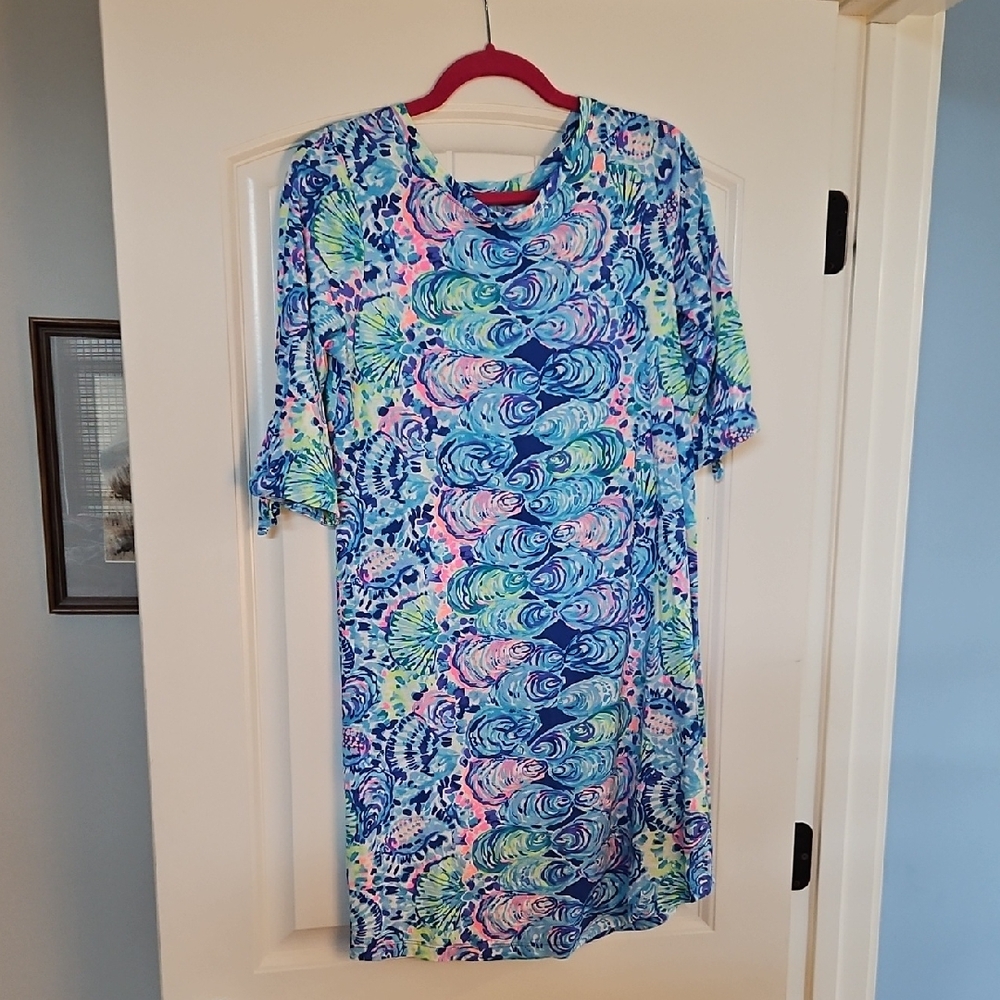 EUC Lilly Pulitzer Ocean Commotion Preston Dress